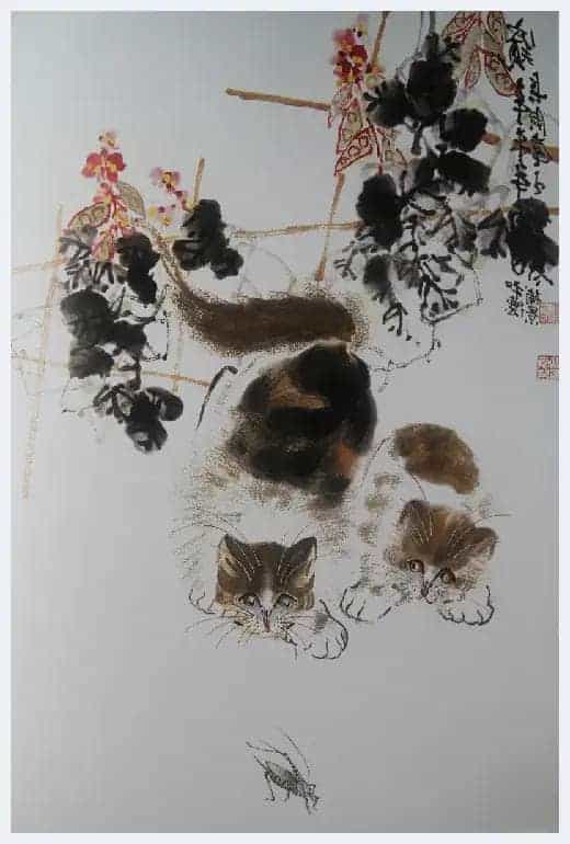 访当代最具贡献书画家“当代猫王”画家李苦寒_第4张