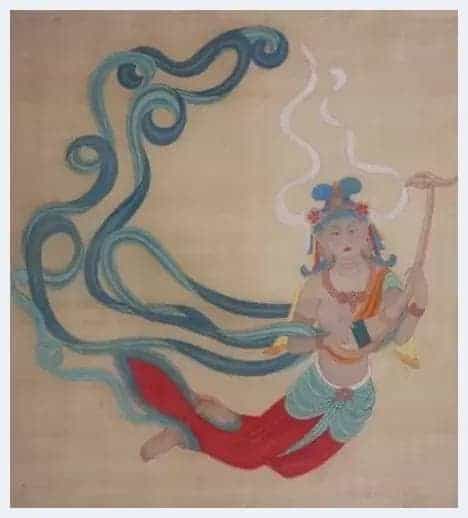 张大千《飞天图》4830万元成交,华艺国际2023秋拍_第7张