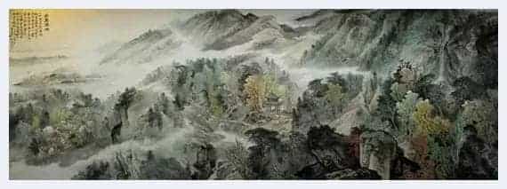 人间清景是微凉——著名山水画家曾进作品艺术解读_第2张