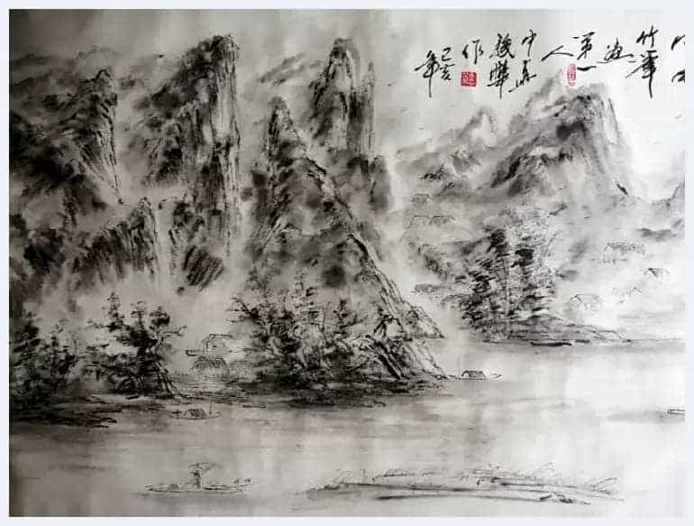 感受深厚底蕴——人民艺术家唐忠华竹笔画作_第9张