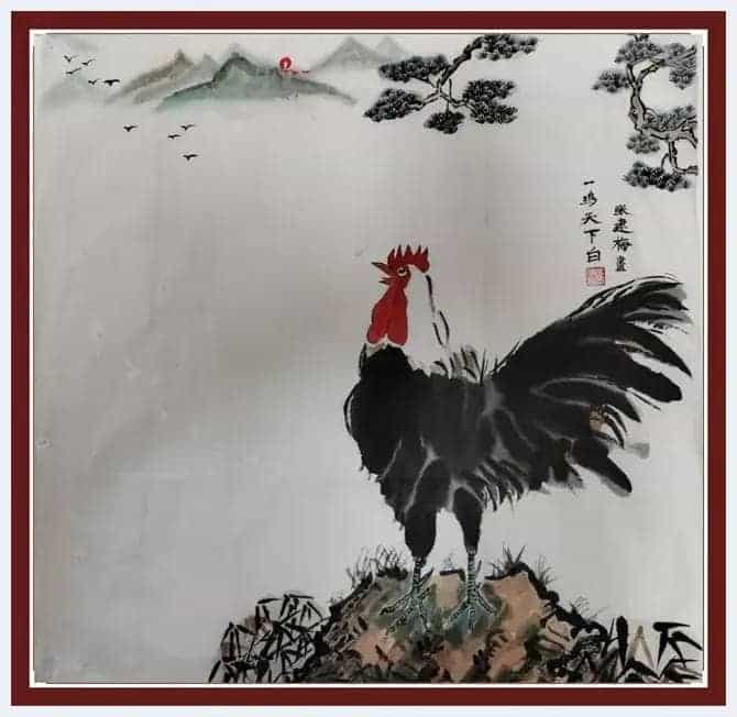 第六届“鸿儒杯”海峡两岸书画大赛初赛第一名张建梅作品赏析_第6张