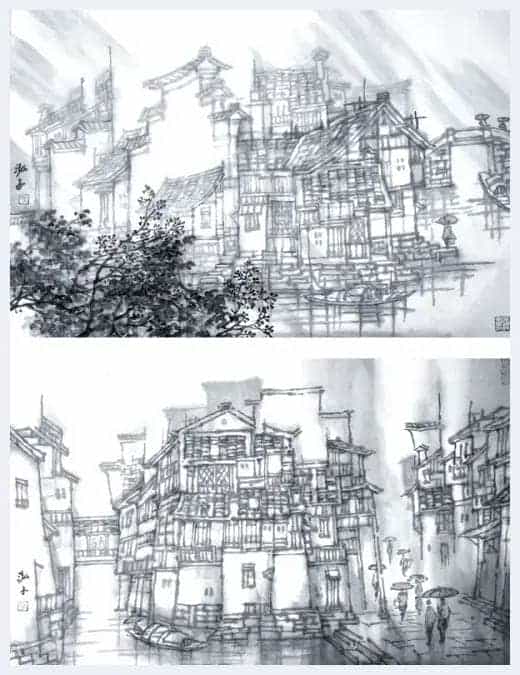 梦里水乡——朱荣耀写生作品_第16张