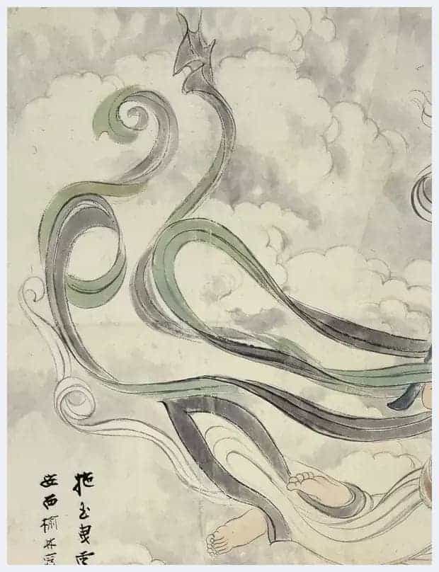 张大千《飞天图》4830万元成交,华艺国际2023秋拍_第5张