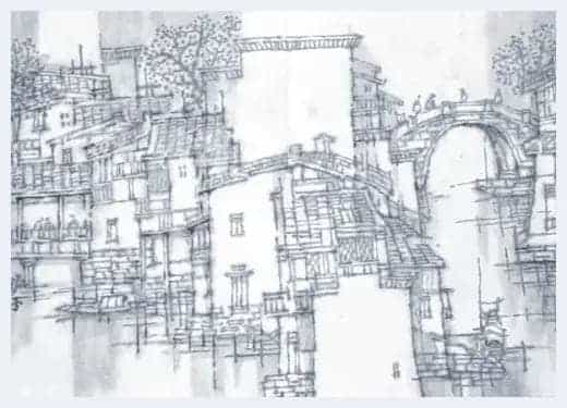 梦里水乡——朱荣耀写生作品_第3张