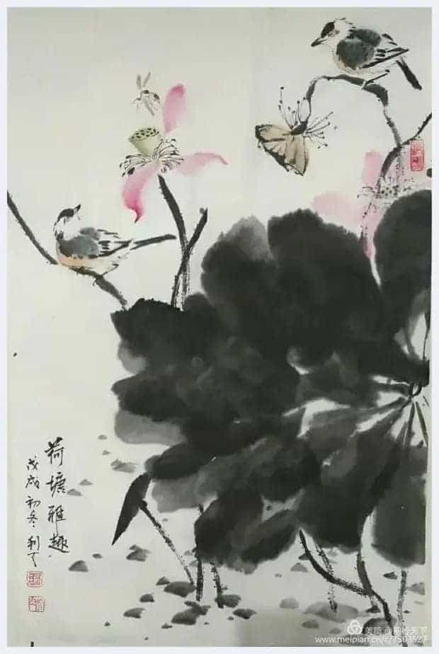 水墨国画写春秋,画家琚利天的国画情怀!_第13张