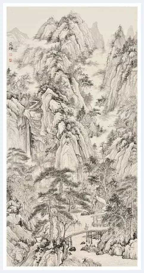 泉石馨境 · 学子风范——阙延辉山水画赏析_第2张