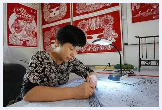 工艺美术师傅清超剪纸作品欣赏_第1张