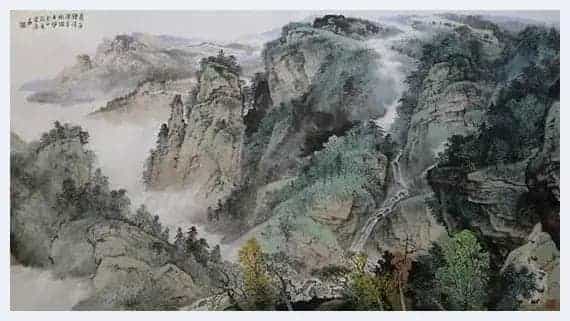 人间清景是微凉——著名山水画家曾进作品艺术解读_第6张