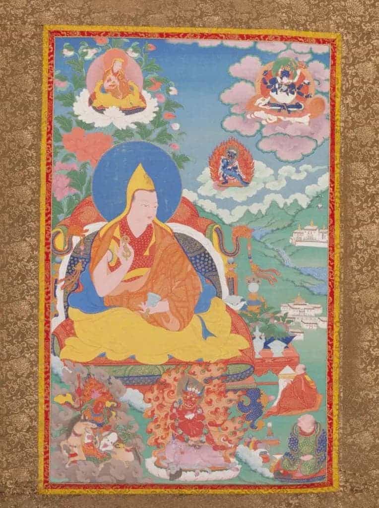 达赖喇嘛源流——索南嘉措唐卡 - 故宫宫廷宗教类藏品_第1张