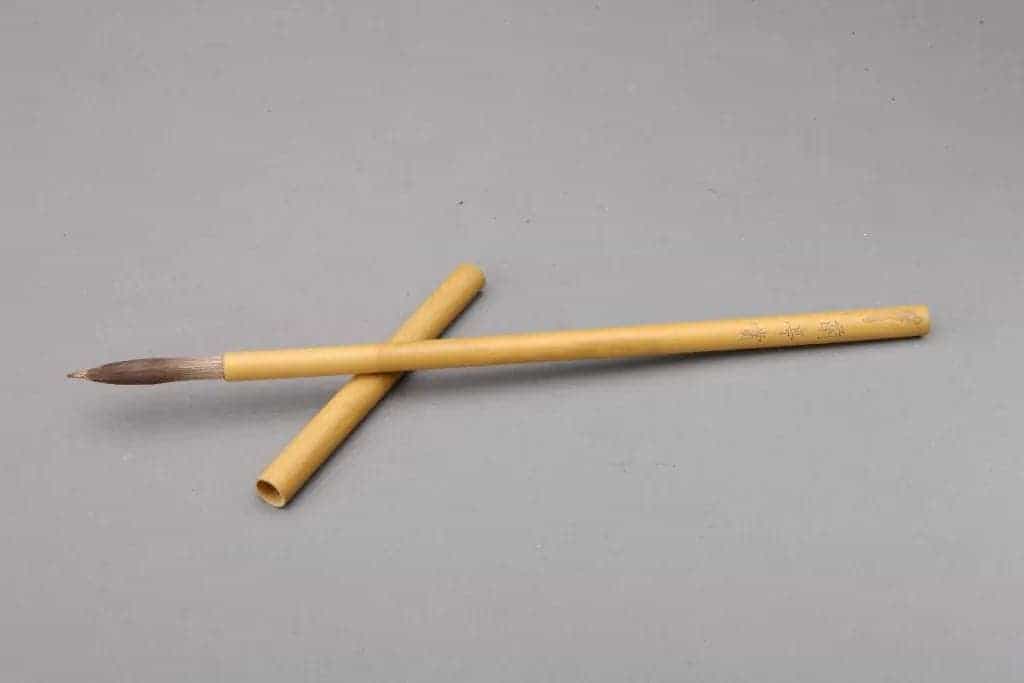 竹管兰亭赏狼毫笔 - 故宫文房用品藏品_第2张