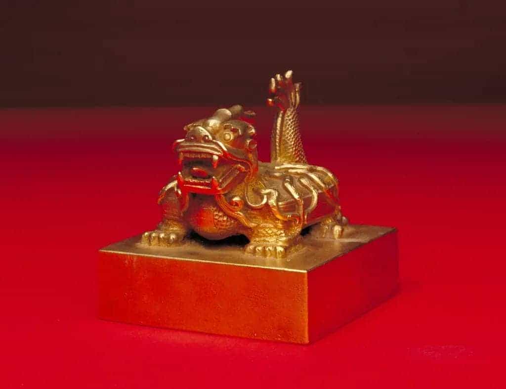 银镀金龟纽“珍妃之印” - 故宫玺印类藏品_第1张