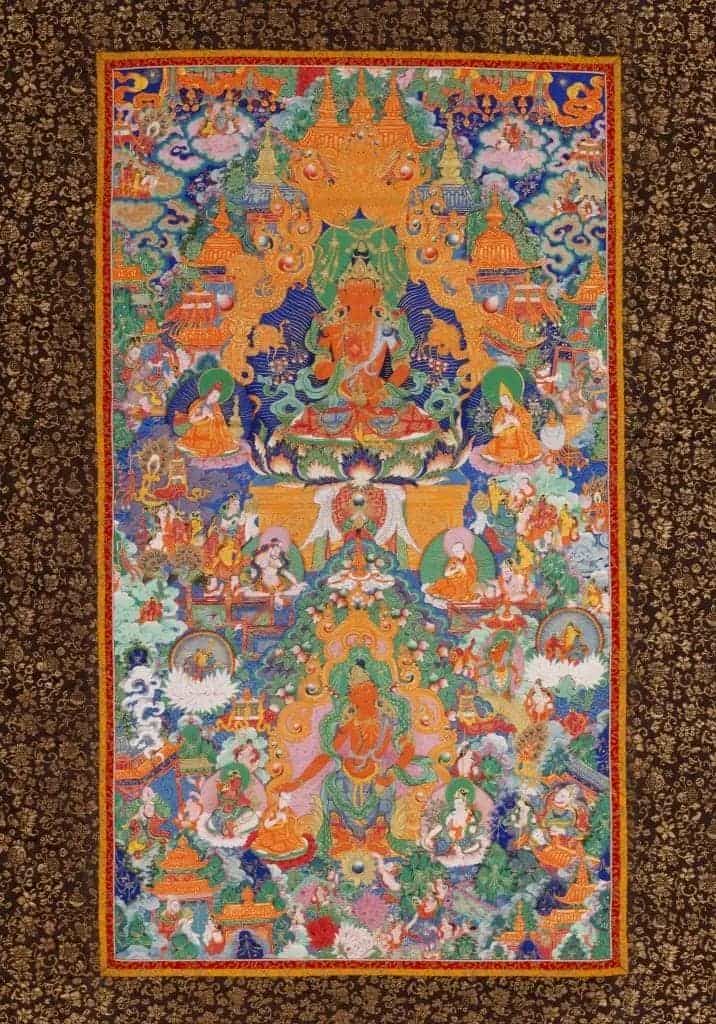 弥勒佛圣界唐卡 - 故宫宫廷宗教类藏品_第1张
