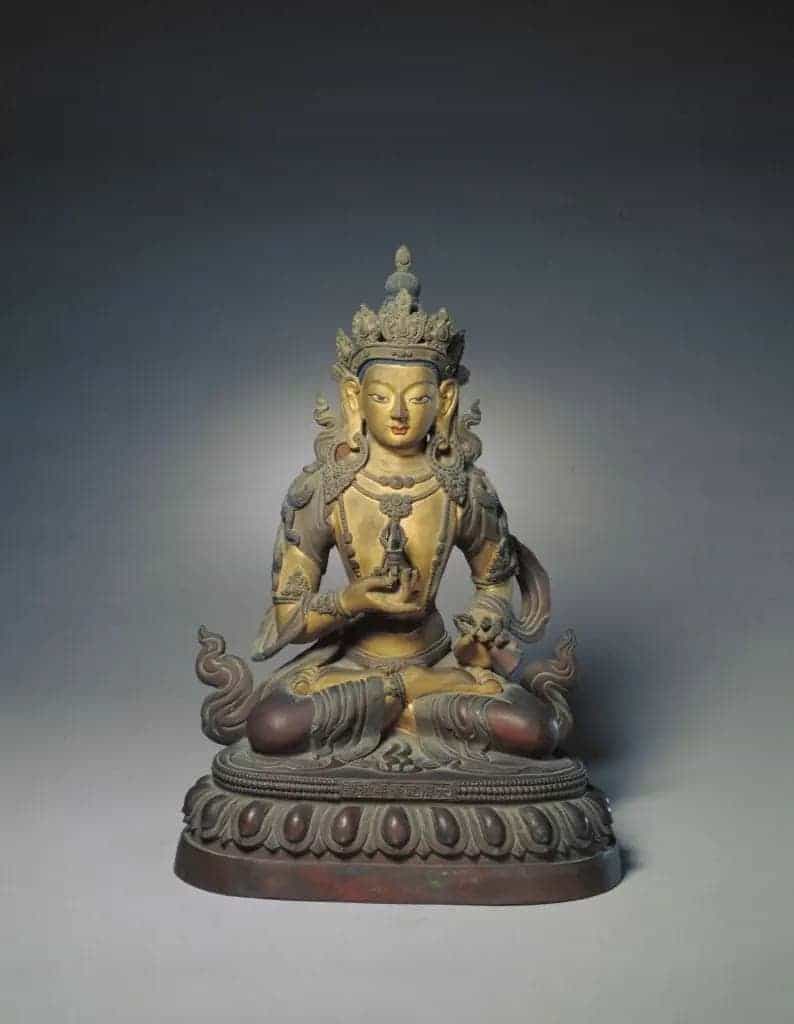 铜鎏金瑜伽品一堂九尊 - 故宫宫廷宗教类藏品_第6张