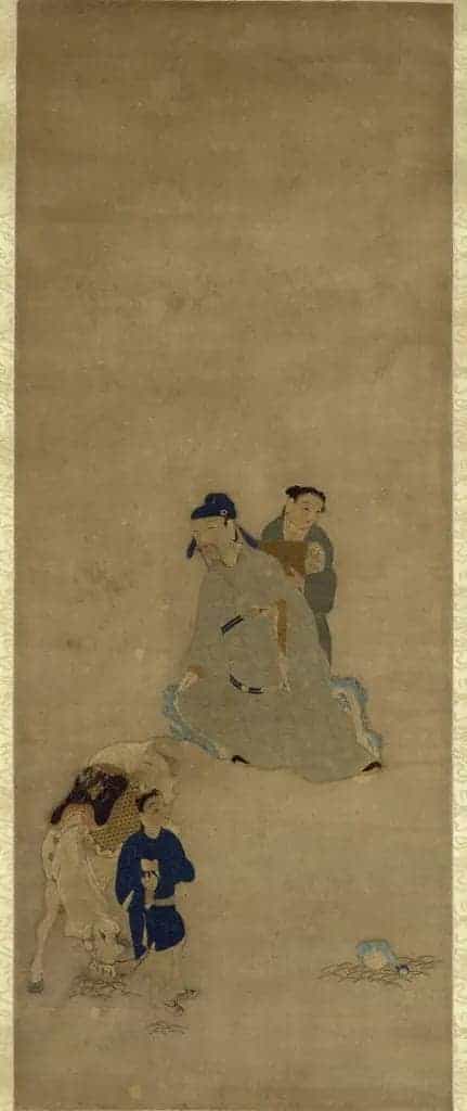 衣线绣文昌出行图轴 - 故宫织绣类藏品_第1张