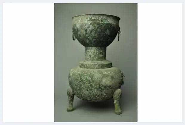 三足分体铜甗 - 河南博物院青铜器_第1张