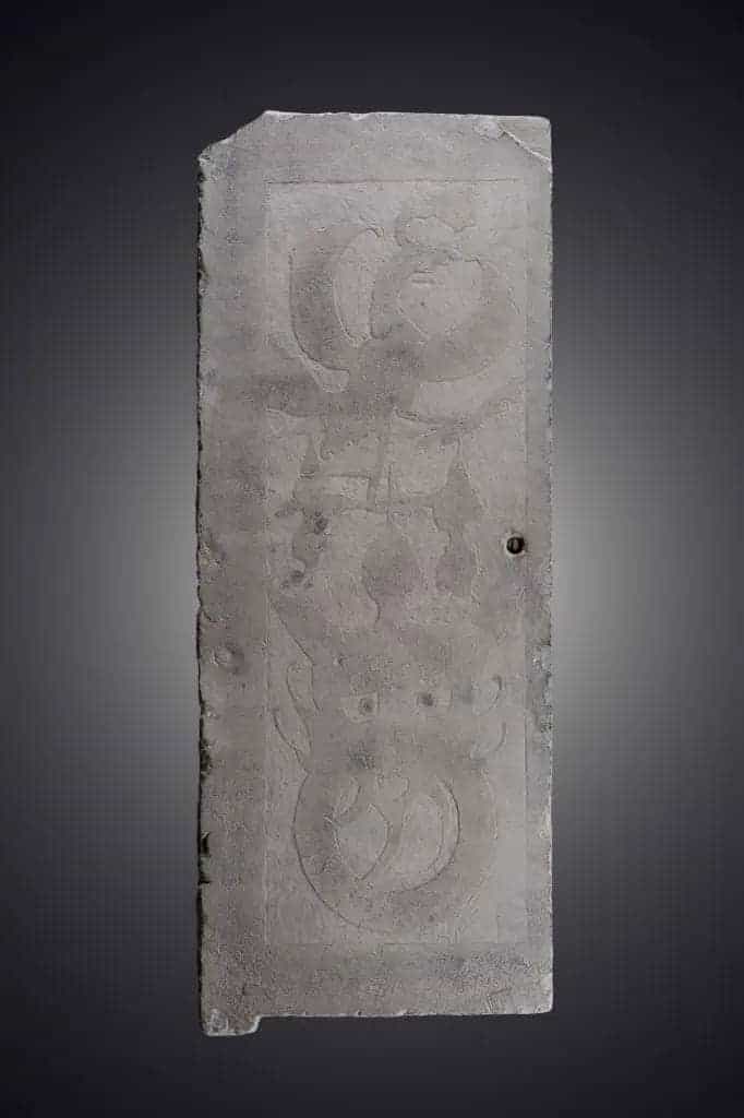 郭仲理墓门扉画像石（左侧） - 故宫雕塑类藏品_第1张