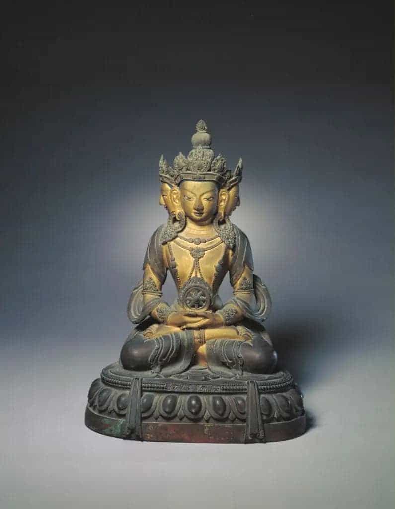 铜鎏金瑜伽品一堂九尊 - 故宫宫廷宗教类藏品_第1张