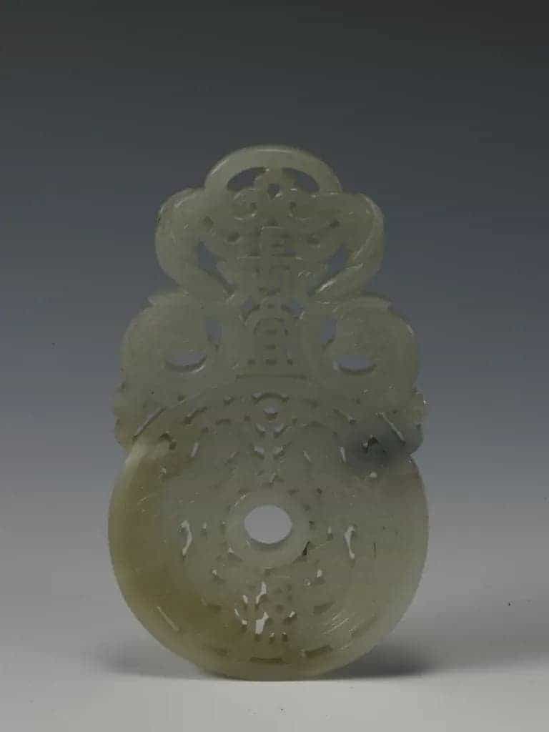 白玉宜子孙佩 - 故宫玉石器藏品_第1张
