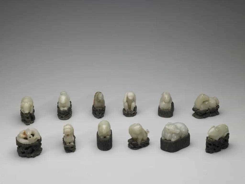 青白玉十二生肖 - 故宫玉石器藏品_第13张