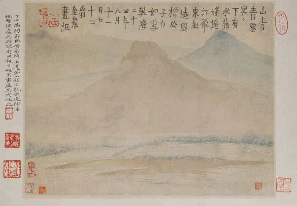 金农人物山水图册 - 故宫绘画藏品_第5张