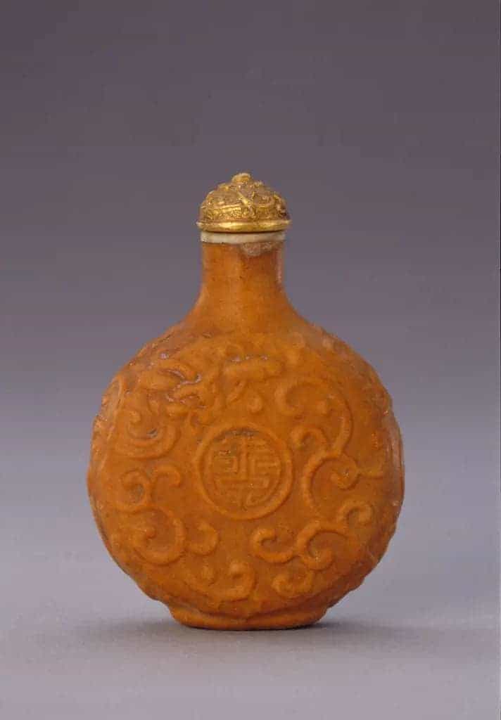 匏制螭寿纹鼻烟壶 - 故宫生活器具类藏品_第1张