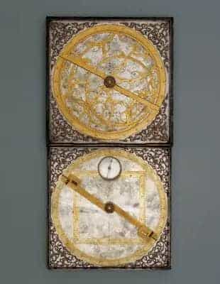 御制银镀金简平地平合璧仪 - 故宫钟表仪器类藏品_第4张