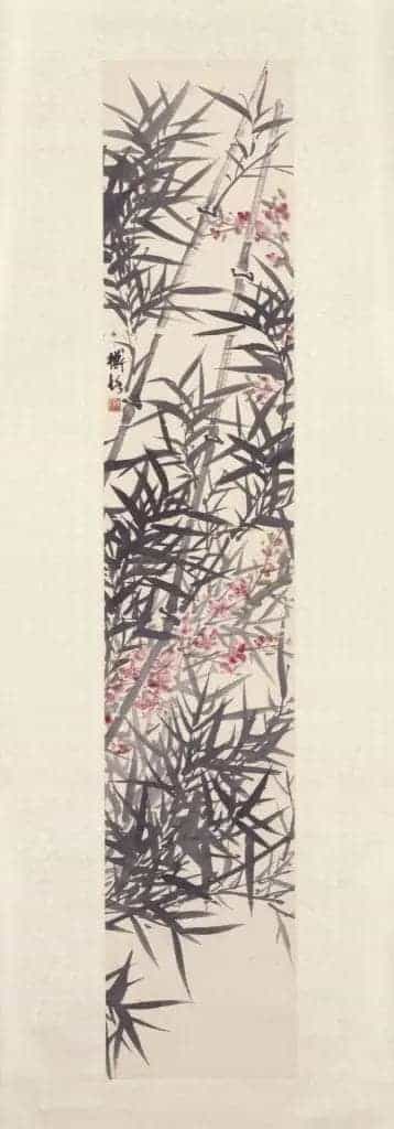 陈师曾竹桃图轴 - 故宫绘画藏品_第1张