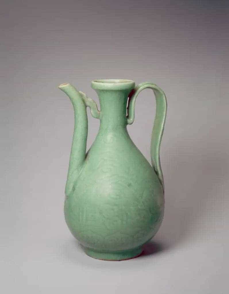 龙泉窑青釉划花执壶 - 故宫陶瓷器藏品_第1张