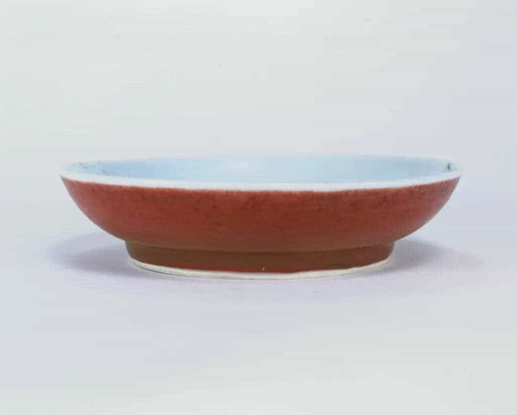 明成化鲜红釉盘 - 故宫陶瓷器藏品_第1张
