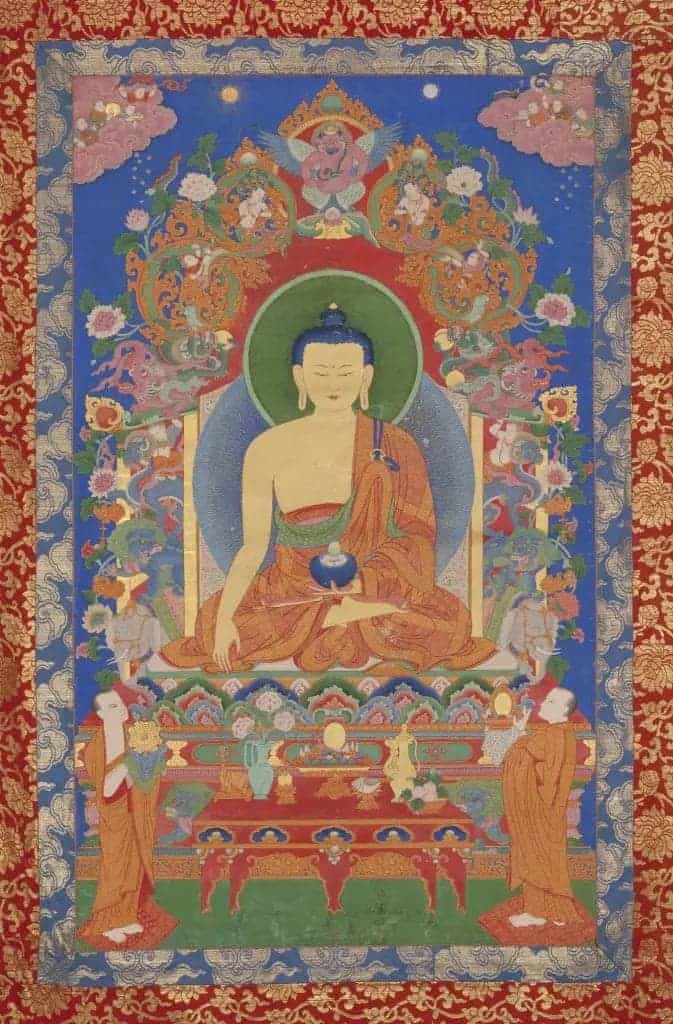 释迦牟尼佛唐卡 - 故宫宫廷宗教类藏品_第1张