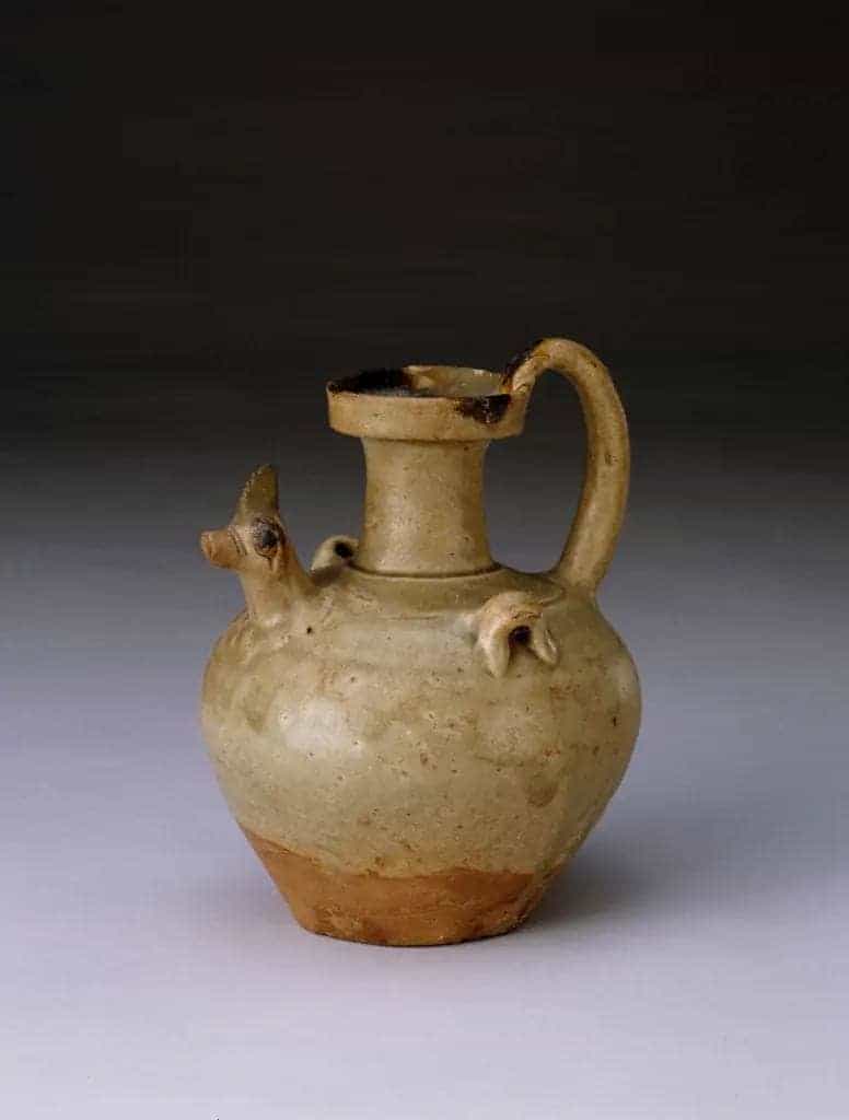 青釉褐彩鸡首壶 - 故宫陶瓷器藏品_第1张