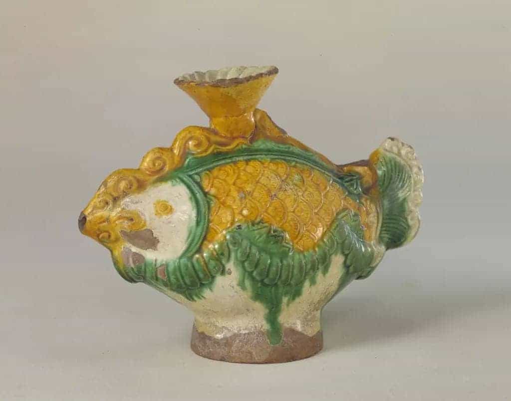 三彩鱼形壶 - 故宫陶瓷器藏品_第1张