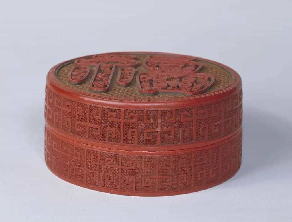 剔红福字盒 - 故宫漆器藏品_第1张