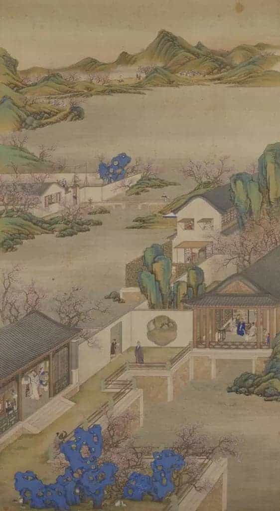 雍正十二月行乐图轴 - 故宫绘画藏品_第2张