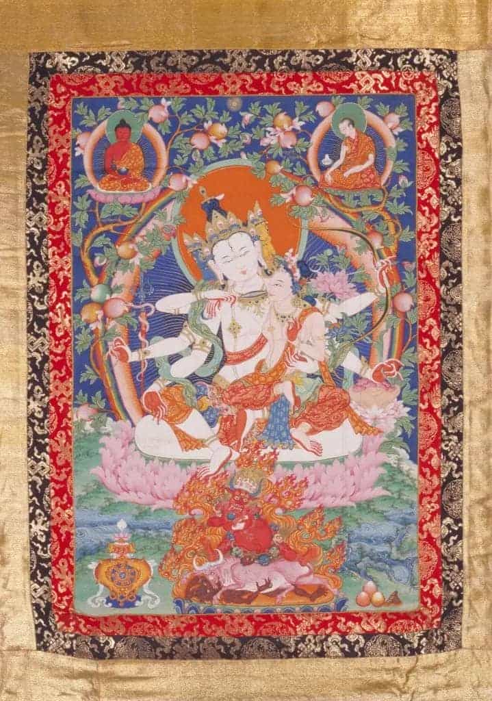 哈罗哈罗观世音菩萨唐卡 - 故宫宫廷宗教类藏品_第1张