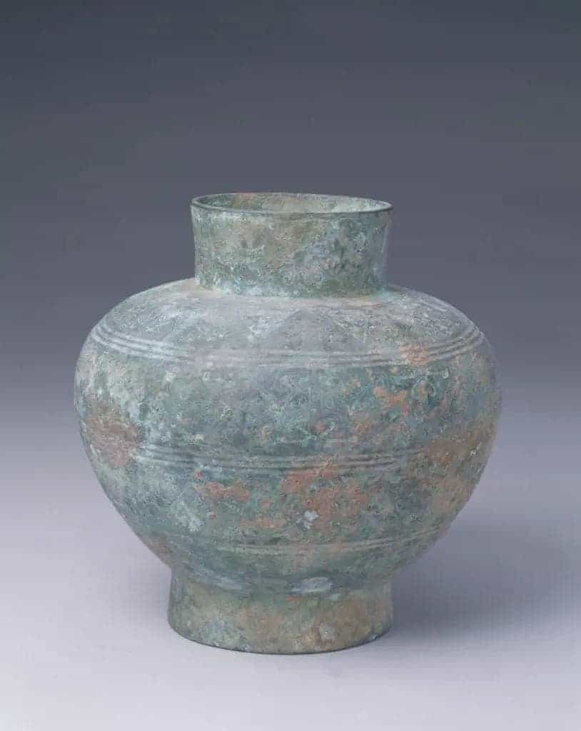 嵌松石缶 - 故宫青铜器藏品_第1张