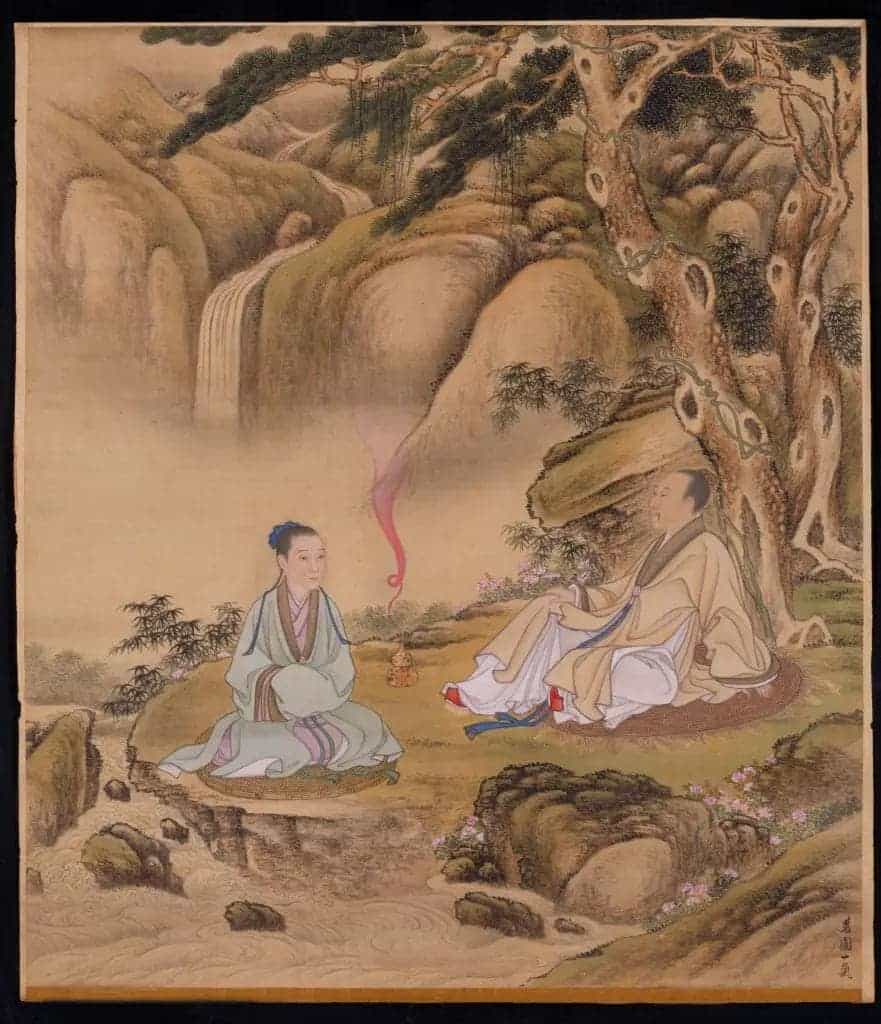 雍正道装双圆一气图像轴 - 故宫绘画藏品_第1张