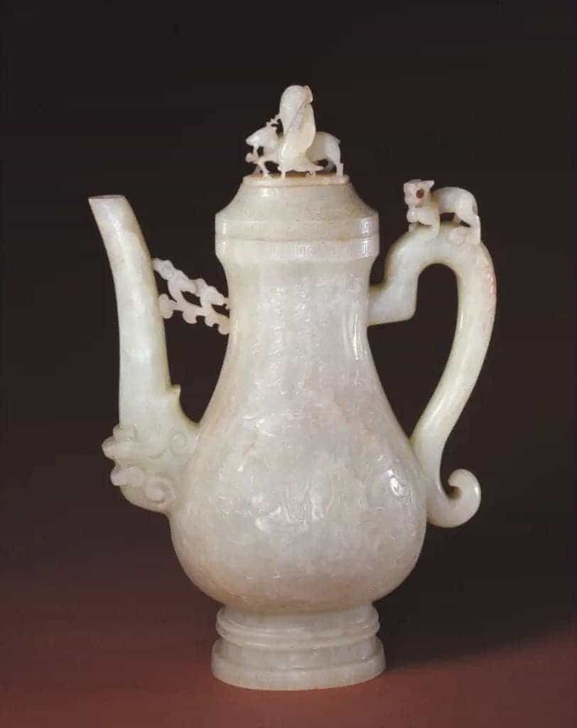 玉八仙纹执壶 - 故宫玉石器藏品_第1张