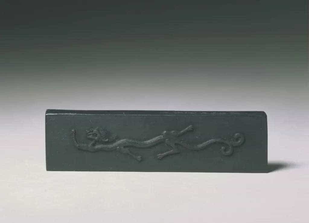 叶公侣乐志图墨 - 故宫文房用品藏品_第2张