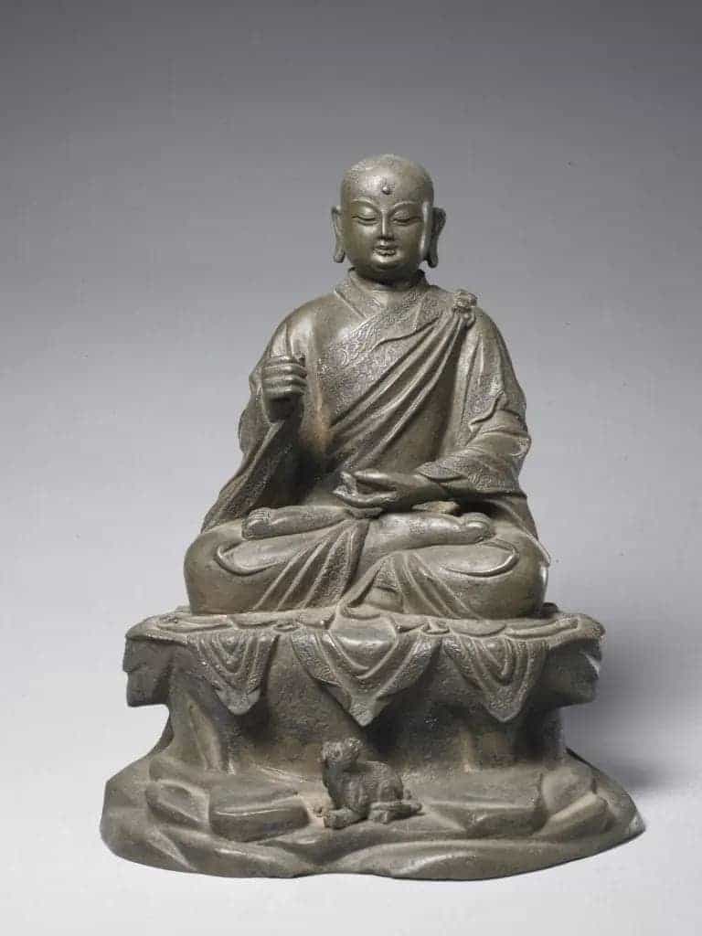 高义造铜沙门像 - 故宫雕塑类藏品_第1张