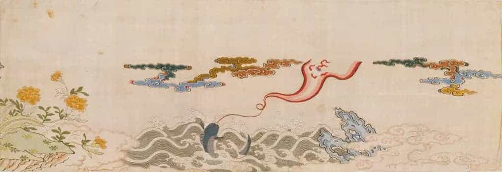 缂丝万年如意图轴 - 故宫织绣类藏品_第1张