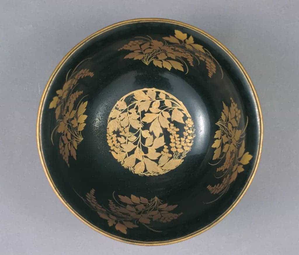 匏制团花纹漆里碗 - 故宫竹木牙角匏类藏品_第2张