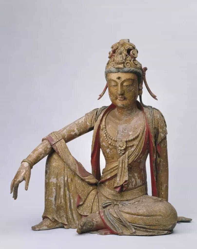 彩绘木雕观音像 - 故宫雕塑类藏品_第1张