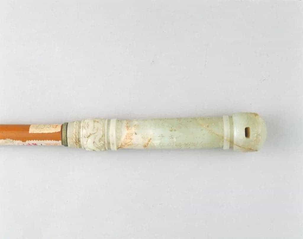 玉柄镌诗藤马鞭 - 故宫武备仪仗类藏品_第2张