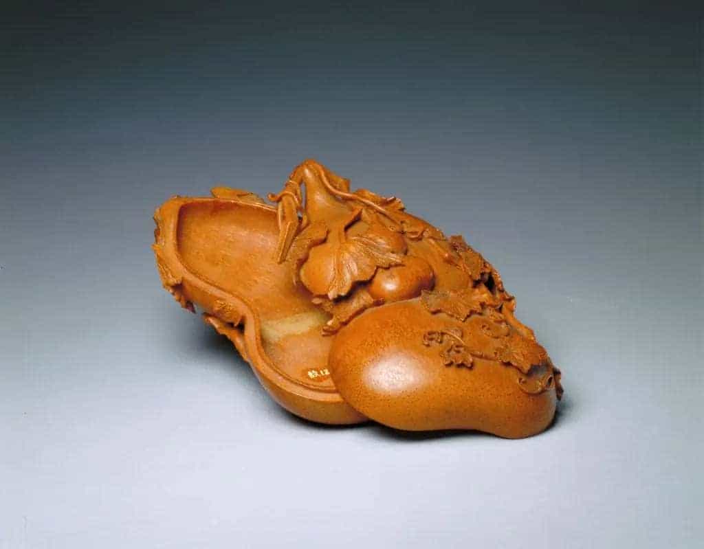 竹根雕葫芦式盒 - 故宫竹木牙角匏类藏品_第2张