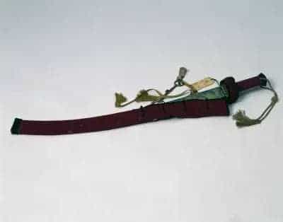 铁柄鲨鱼皮鞘腰刀 - 故宫武备仪仗类藏品_第1张