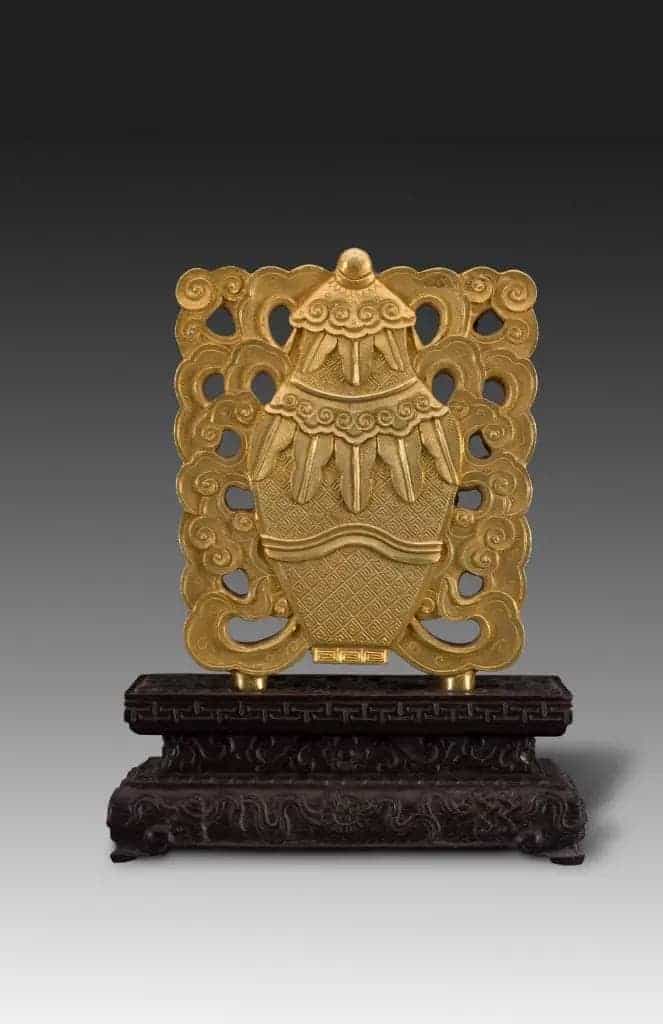 金刻花八宝 - 故宫金银锡器藏品_第3张