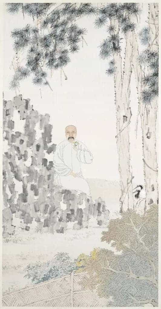 虚谷彭公像图轴 - 故宫绘画藏品_第1张