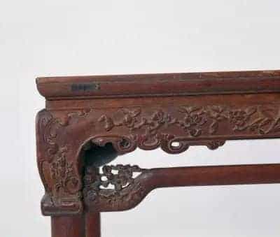 黄花梨木雕梅花纹方桌 - 故宫家具类藏品_第2张