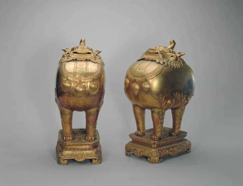 金甪端香熏 - 故宫金银锡器藏品_第1张